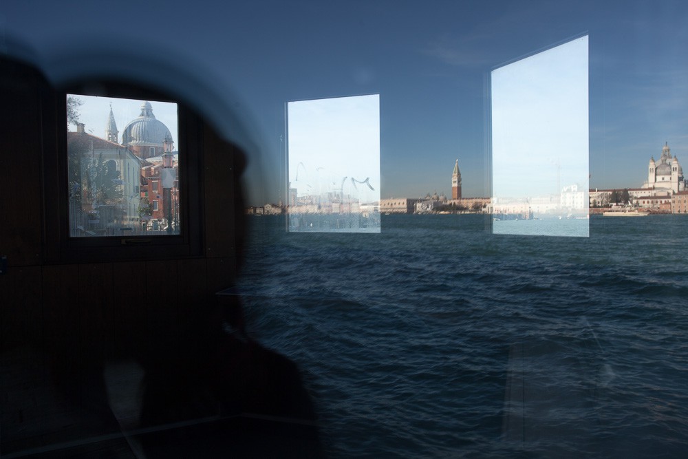 Venice through windows