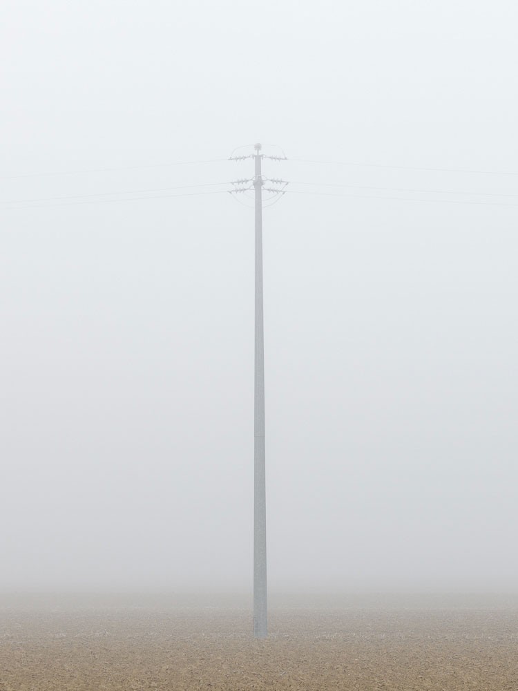 Pole in mist